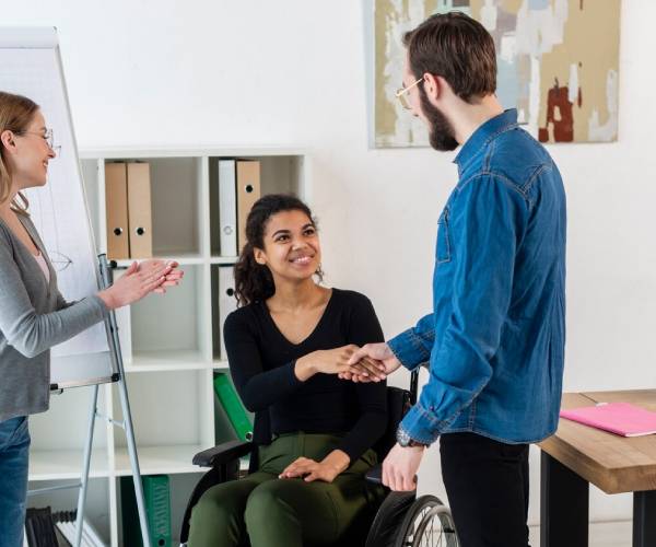 NDIS Innovative Community Participation Sydney members taking part in community event